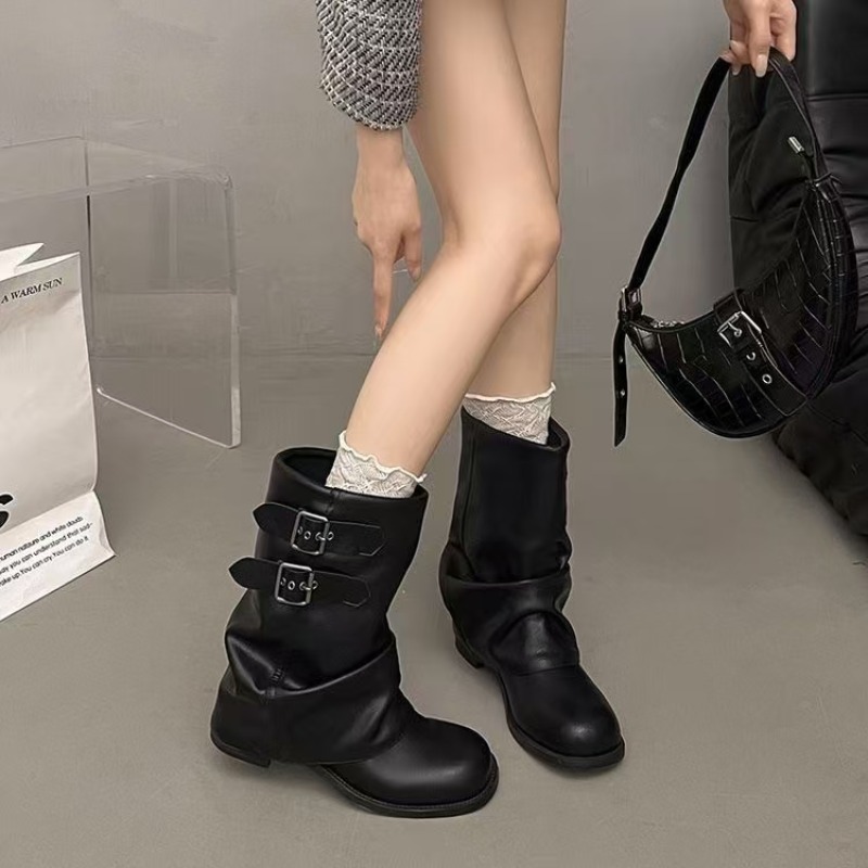 Dames zwarte slouchy mid-calf  - No Show Sock Women recensie en prijs
