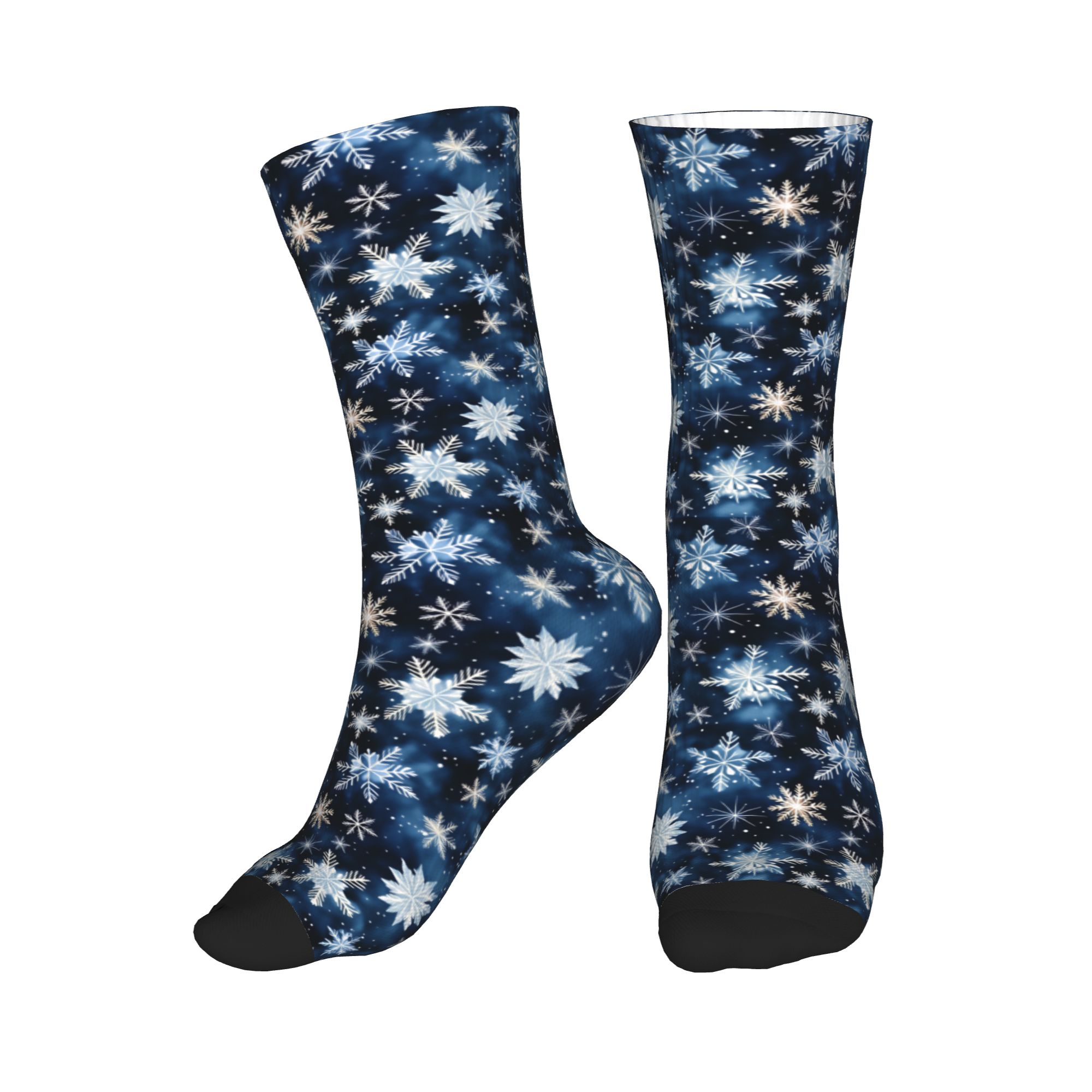 Marineblauwe sneeuwvlokpatroon - Dress Sock Men recensie en prijs