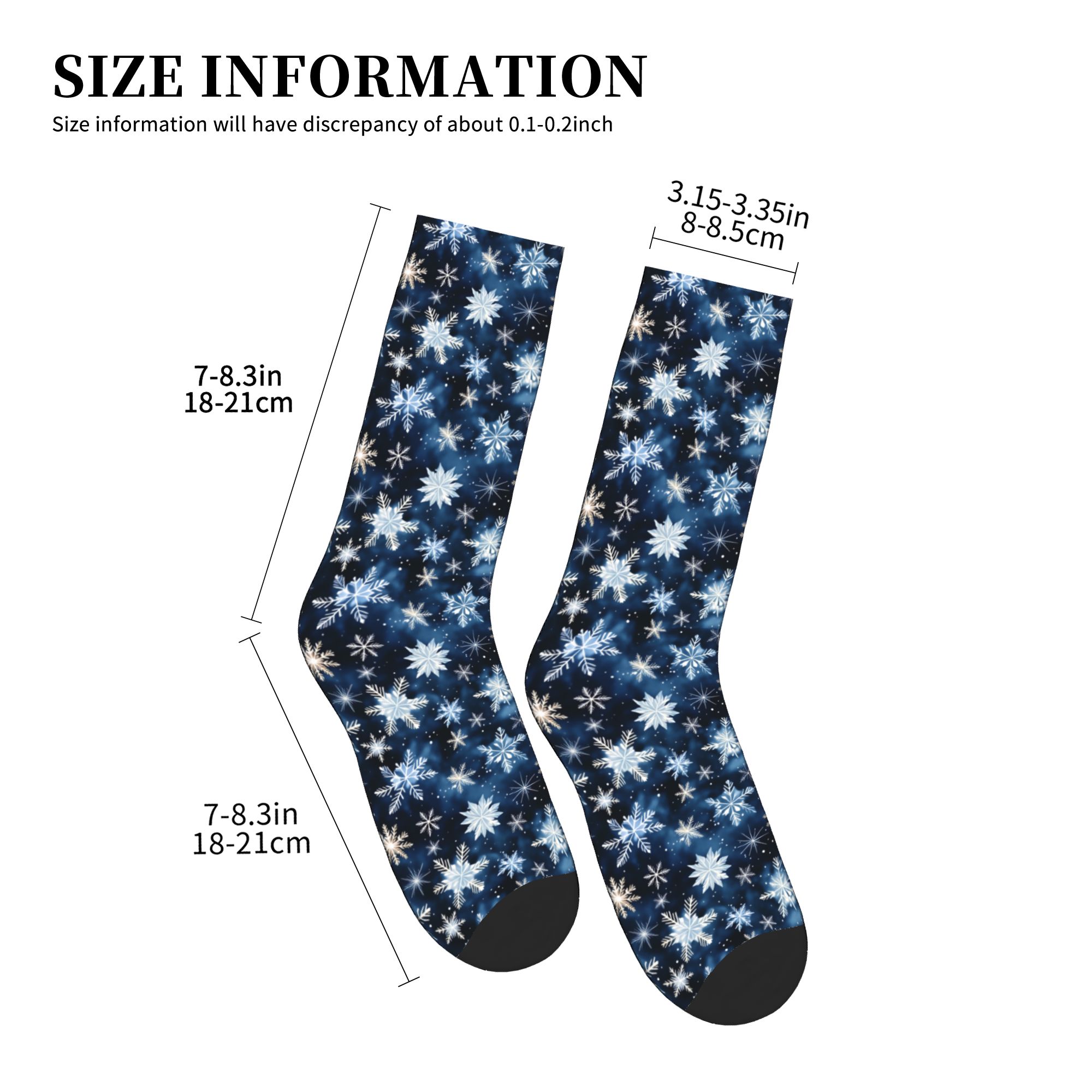 Marineblauwe sneeuwvlokpatroon - Dress Sock Men recensie en prijs